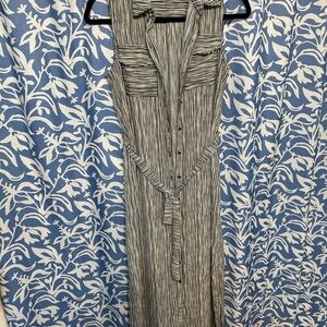 Mossimo Supply Co. Black and White Striped Dress